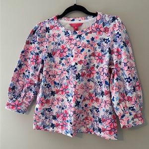 Lilly Pulitzer - Corden Sweatshirt - 
Resort White Party Like A Lobstar print